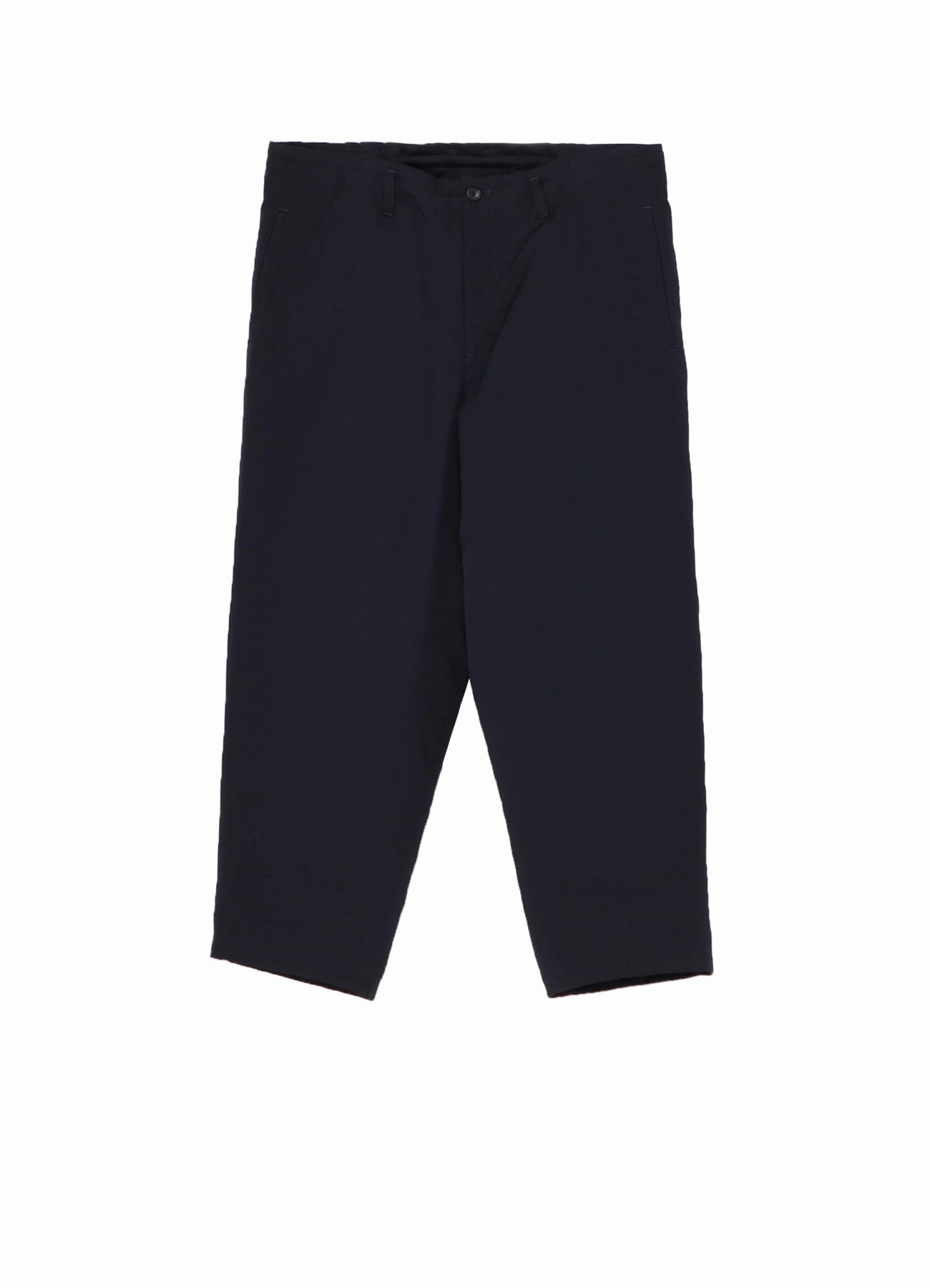 NAVY WOOL GABARDINE ONE SIDE PKT PANTS WITH LINER EcoFriendlyBlend Fit Freedom