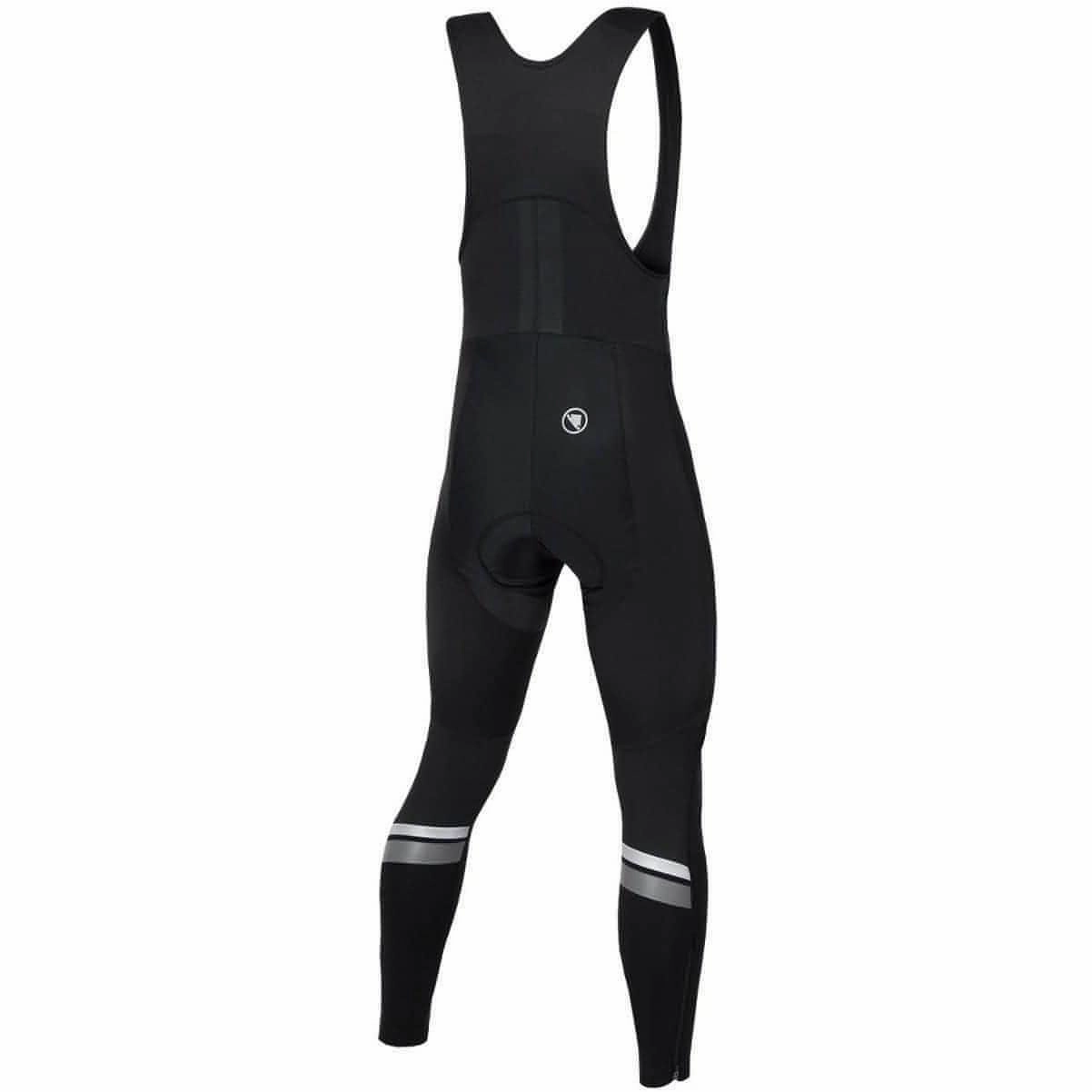 Multi Pocket Configurations Four Way Stretch Endura Windchill Mens Cycling Bib Tights - Black