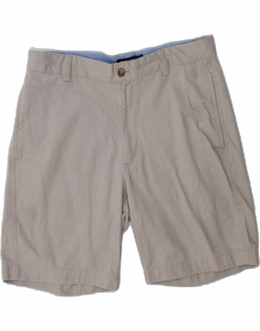 Outdoor Essentials Performance Wear CHAPS Mens Chino Shorts W32 Medium Grey Cotton