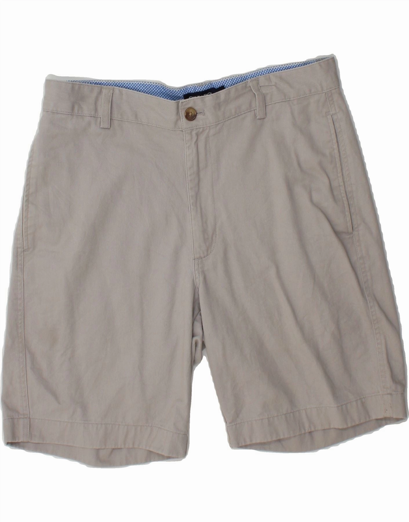 Outdoor Essentials Performance Wear CHAPS Mens Chino Shorts W32 Medium Grey Cotton