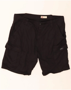 cycling attire waterproof WRANGLER Mens Relaxed Fit Cargo Shorts W38 XL Black Cotton