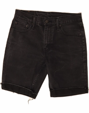 Evening Wear LEVI'S Mens 511 Denim Shorts W30 Medium Black Cotton