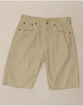 Unisex REPLAY Mens Casual Shorts W33 Medium Beige Cotton