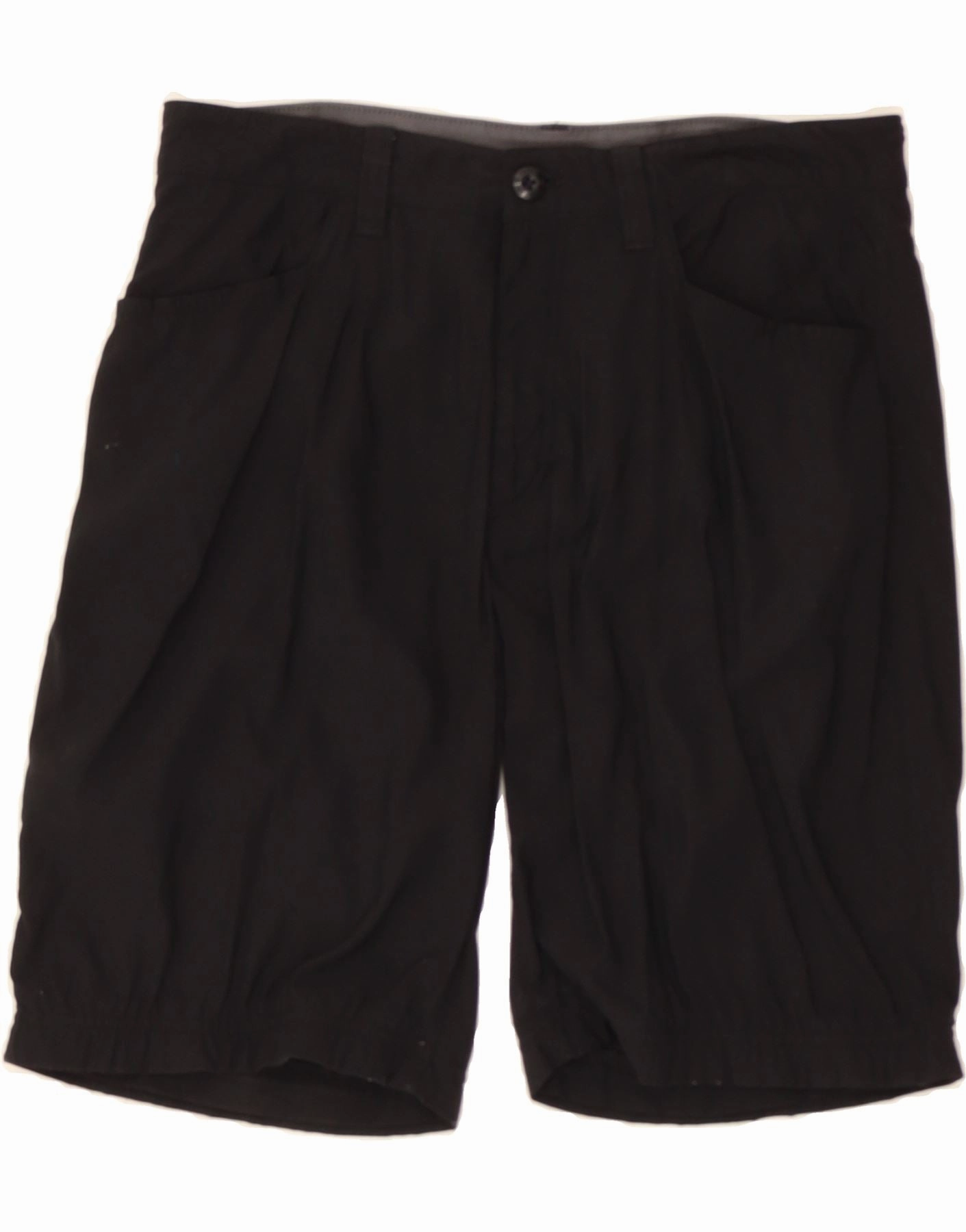 EDDIE BAUER Mens Casual Shorts 32 Medium Black Nylon Basic Look Modern Aesthetic