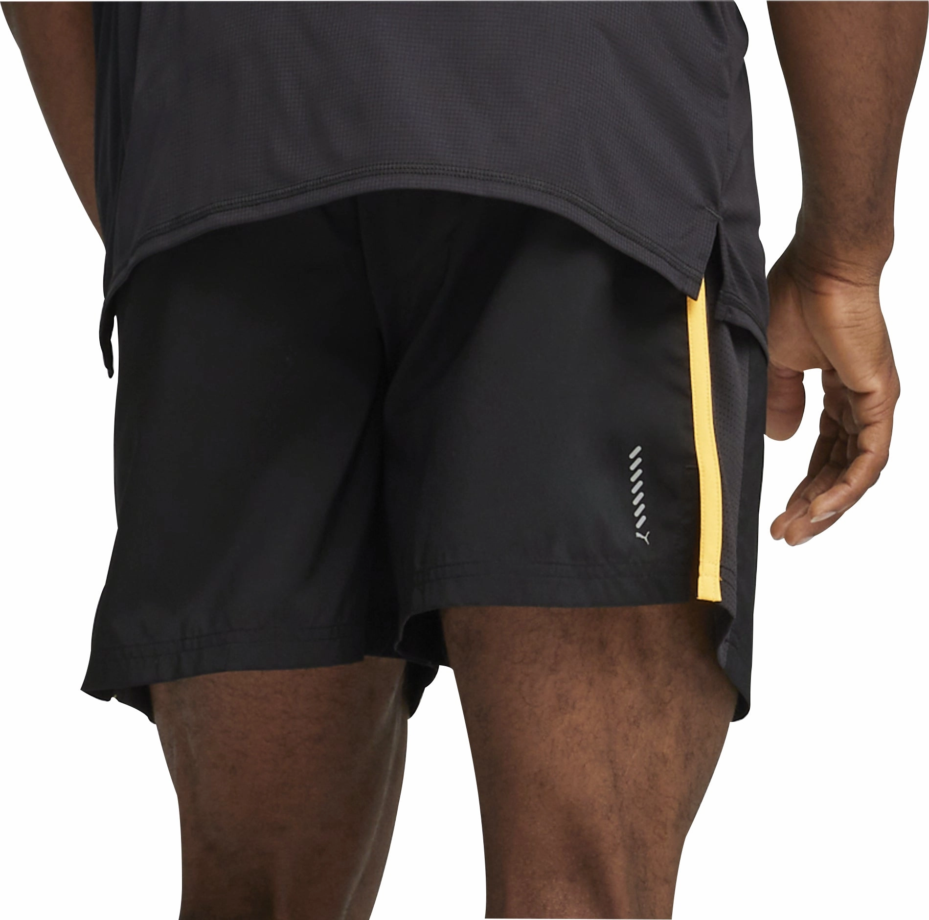 Puma Run Favourite Velocity 5 Inch Mens Running Shorts - Black Collectible Item Simple Style