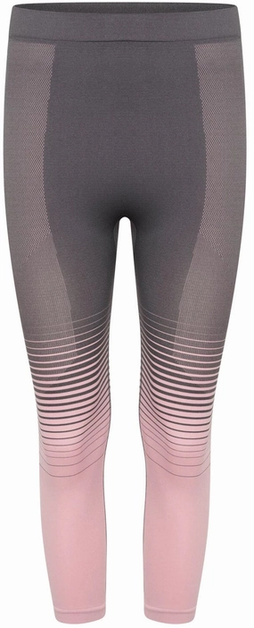 Petite Size Camping Gear Dare2B In The Zone 3/4 Womens Baselayer Tights - Grey