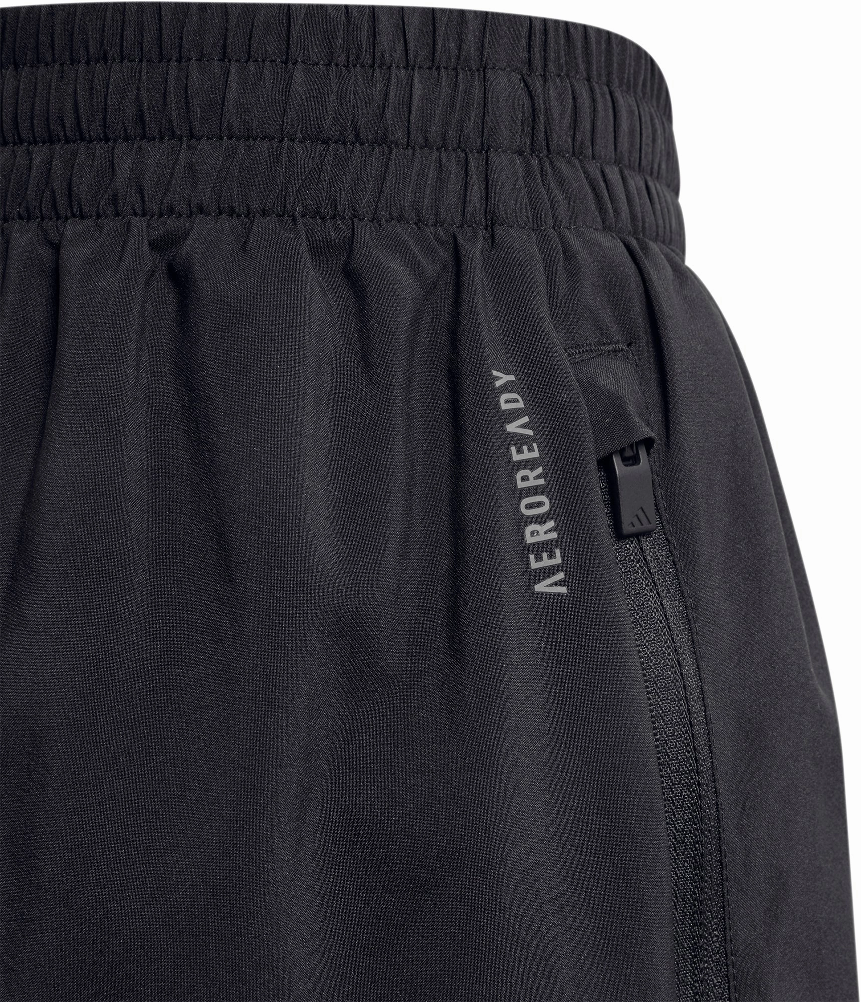 adidas Woven Junior Running Shorts - Black Moisture wicking