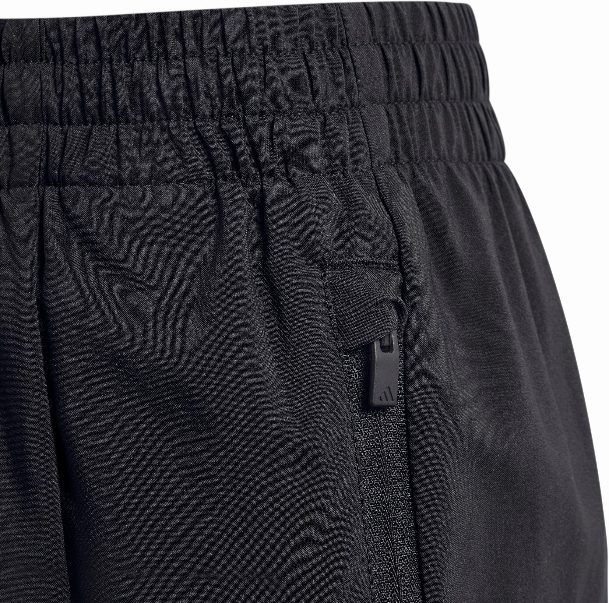 adidas Woven Junior Running Shorts - Black Flexible Waistline