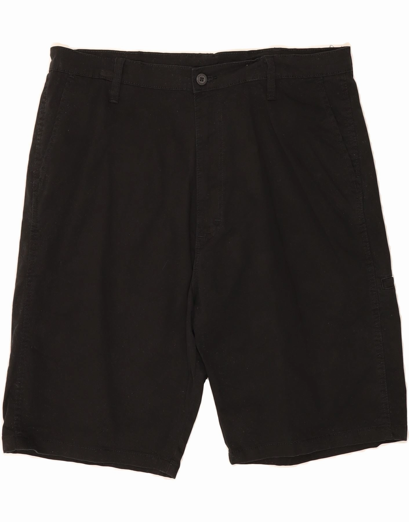 Sweat Wicking Lining WRANGLER Mens Cargo Shorts W38 XL Black Cotton