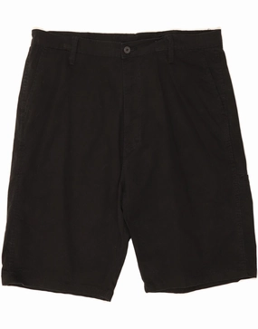 Sweat Wicking Lining WRANGLER Mens Cargo Shorts W38 XL Black Cotton