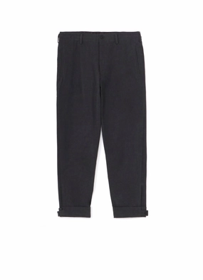 C/ POPLIN TAB DETAIL SLIM PANTS Wrinklefree Quick Wear