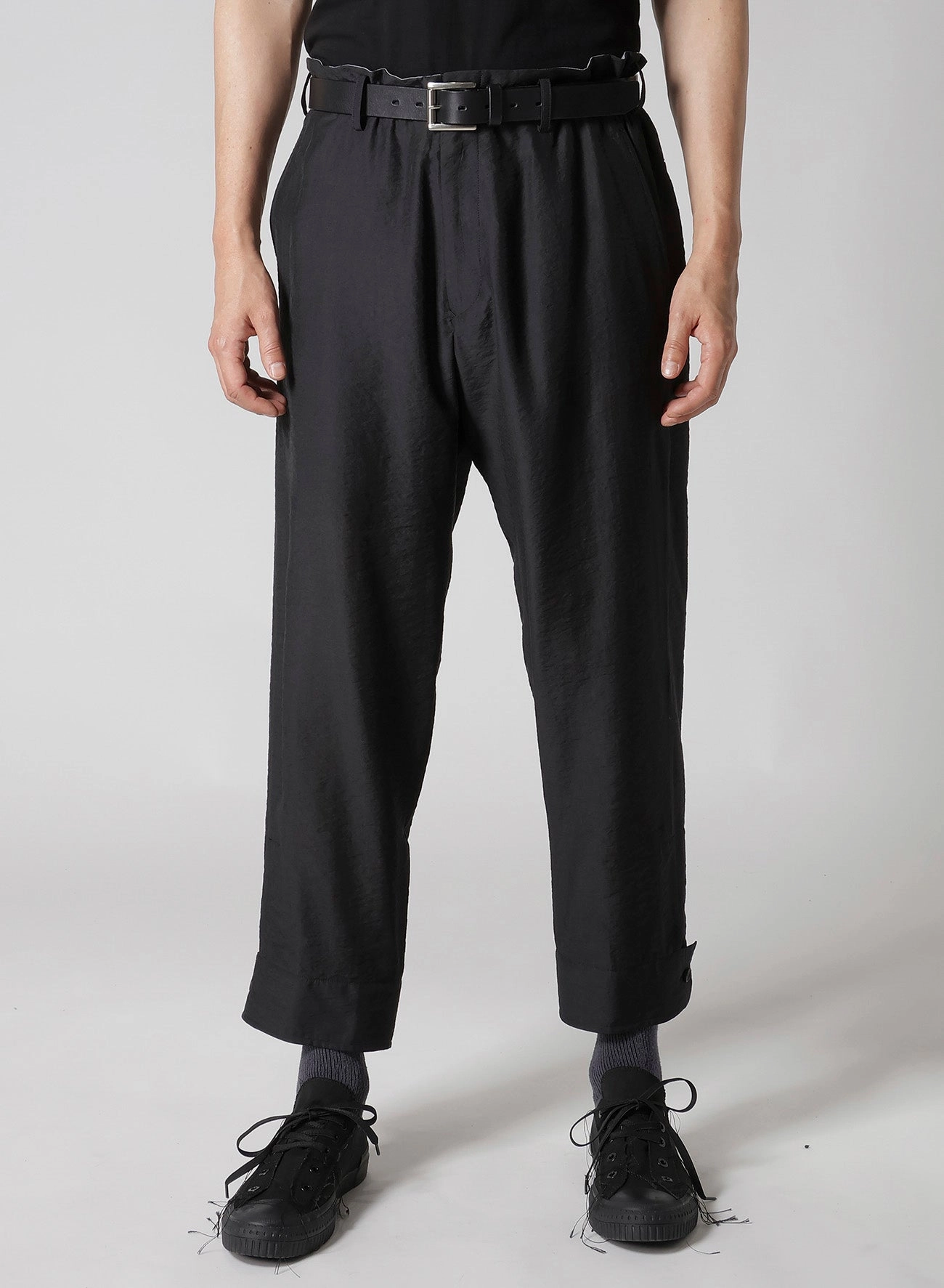 Ry/Ny/Cu LAWN BELT HEM PANTS SeamlessPocketDesign SoftTouchFinish