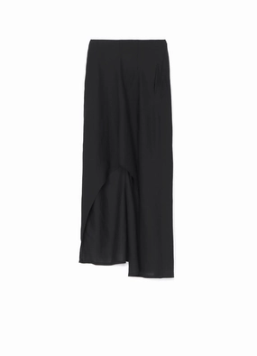CELLULOSE/Ra TWILL R ROUND HEM SKIRT Smart Motion
