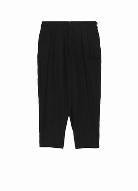 Weather Ready Versatile Wear CELLULOSE VIYELLA PANTS WITH SIDE TUCK