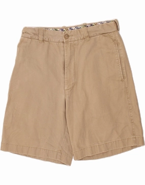Cozy Look J. CREW Mens Chino Shorts W31 Medium Brown Cotton