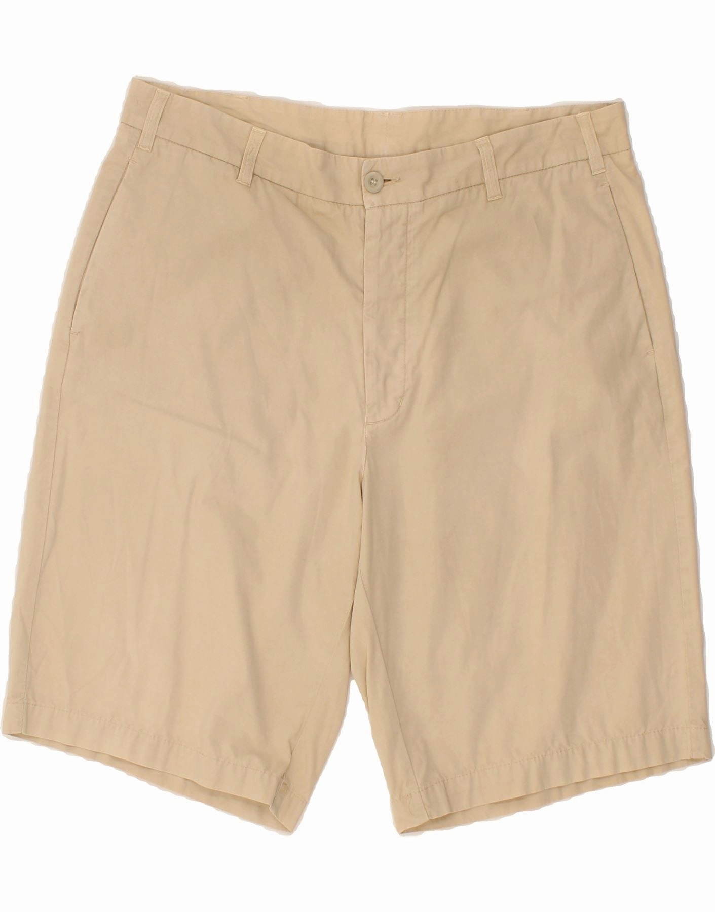 Casual Elegance ELLESSE Mens Chino Shorts UK 42 XL W36 Beige Cotton