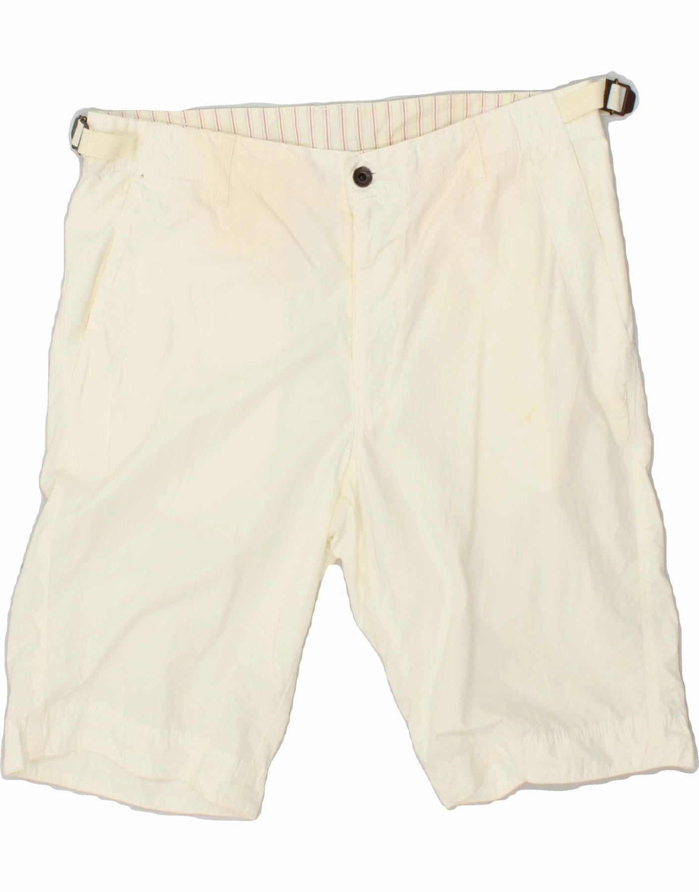 Body Contouring CHAMPION Mens Bermuda Shorts Large W36 White Cotton