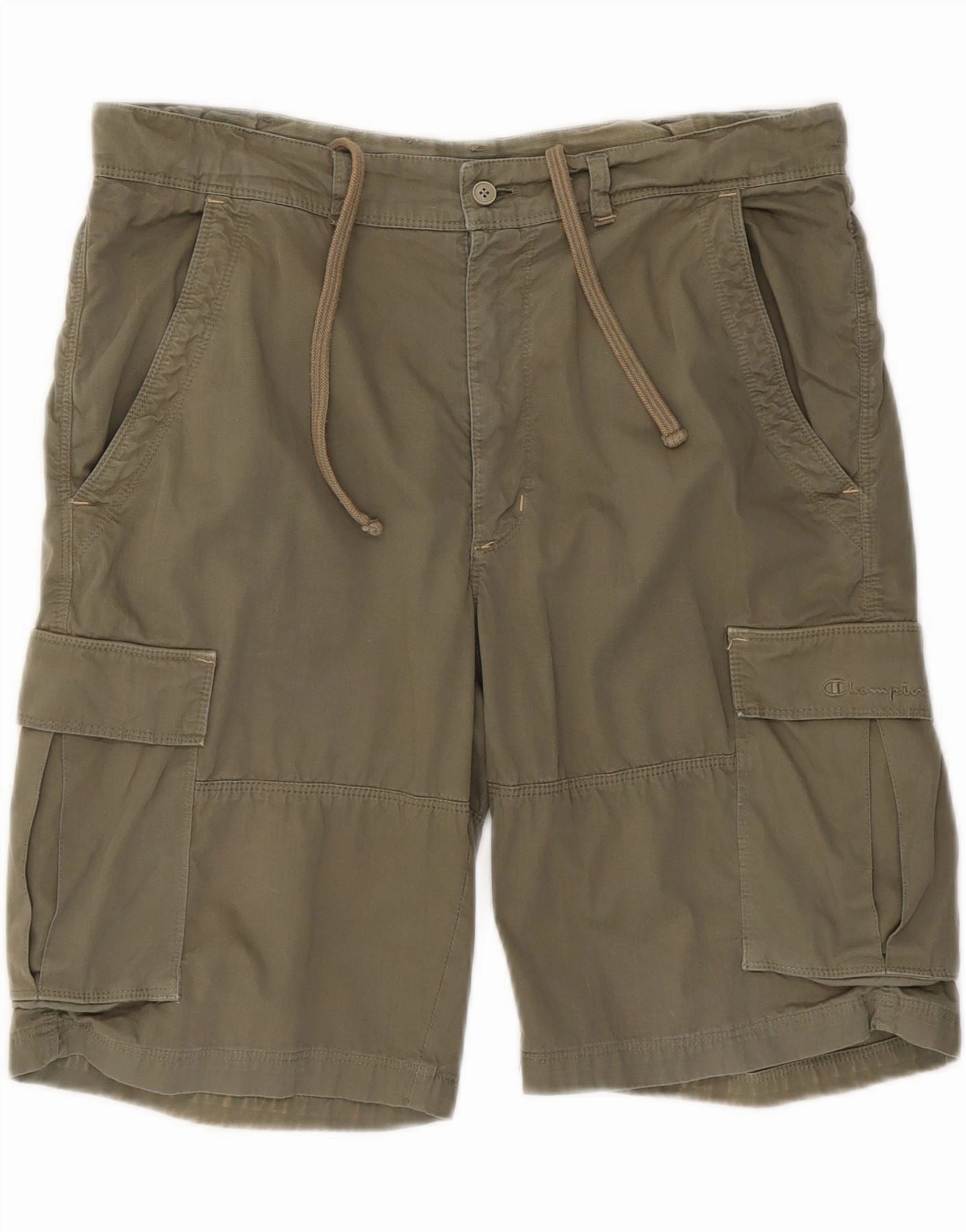 sustainable product swim shorts CHAMPION Mens Cargo Shorts Large W34  Khaki Cotton