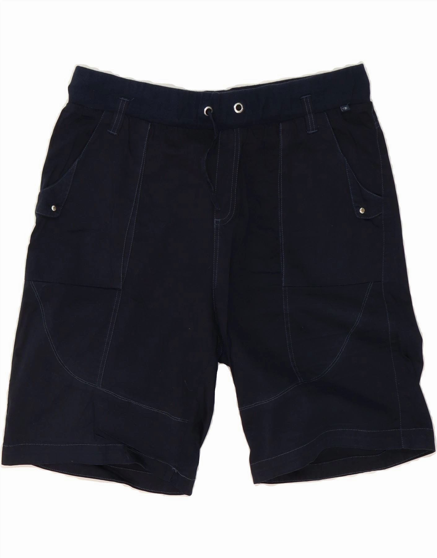 CHAMPION Mens Casual Shorts 2XL W42  Navy Blue Cotton Breathable Cut Versatile Shorts