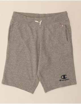 CHAMPION Mens Casual Shorts Large  Grey Cotton Soft Texture