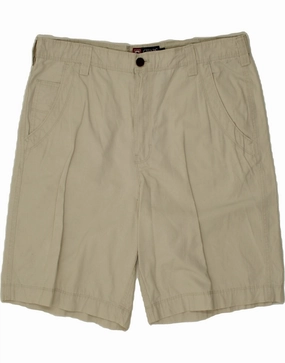 Breezy Vibe CHAPS Mens Cargo Shorts W36 Large  Off White Cotton