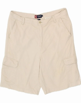 CHAPS Mens Cargo Shorts W40 XL Beige high - rise quick dry