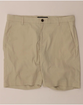 Crisp Look CHAPS Mens Chino Shorts W34 Large Beige Polyester