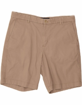 CHAPS Mens Chino Shorts W36 Large Beige Cotton Sporty Fit Design MultiPurposeUtility