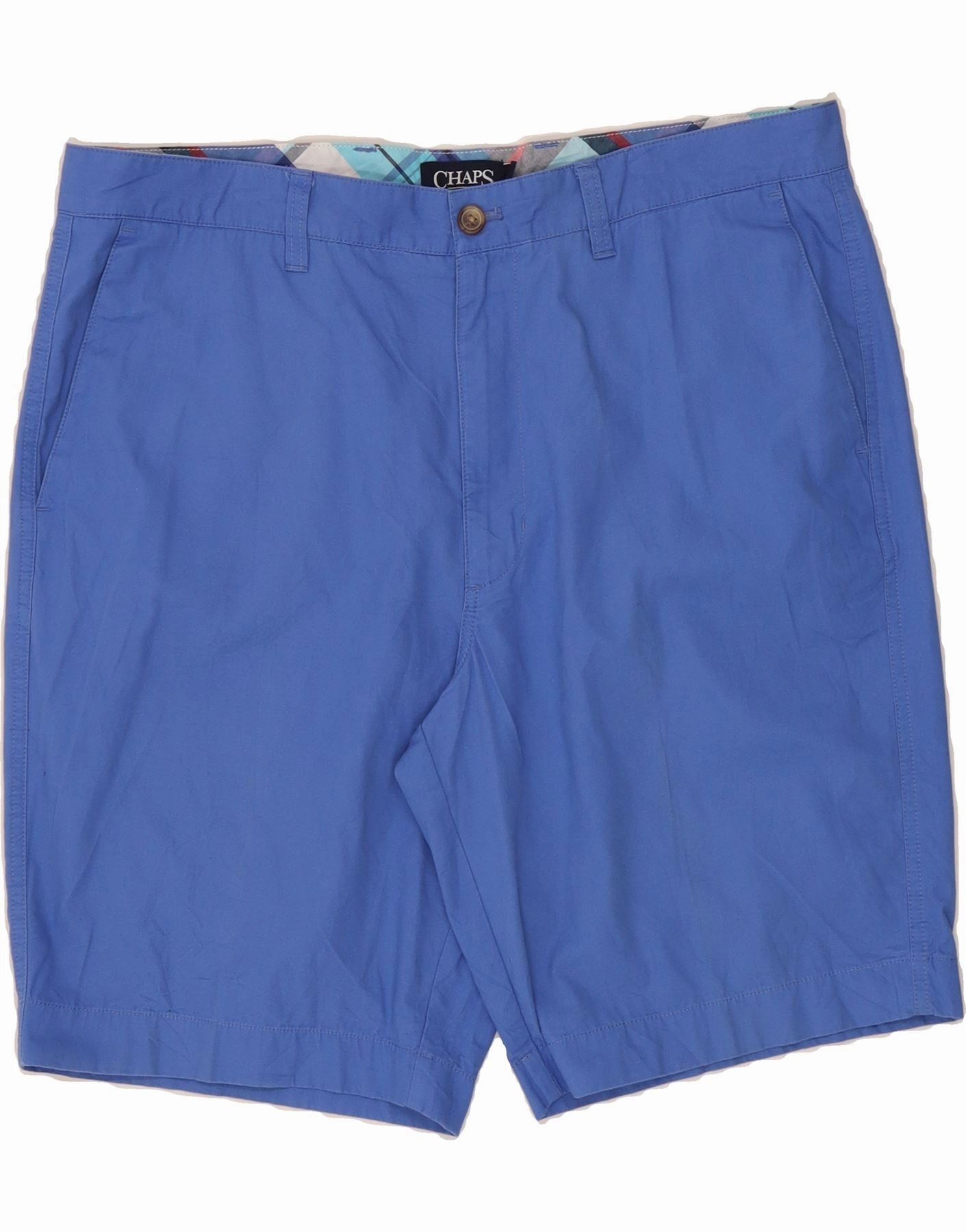 CHAPS Mens Chino Shorts W36 Large  Blue Cotton Collectible martial arts gear