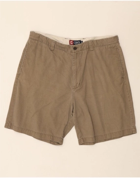 Daily Use CHAPS Mens Chino Shorts W38 XL  Beige Cotton