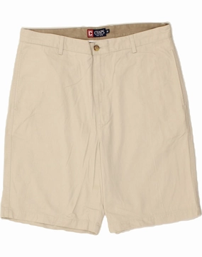 loafers Outdoor Wear CHAPS Mens Chino Shorts W38 XL  Beige Cotton