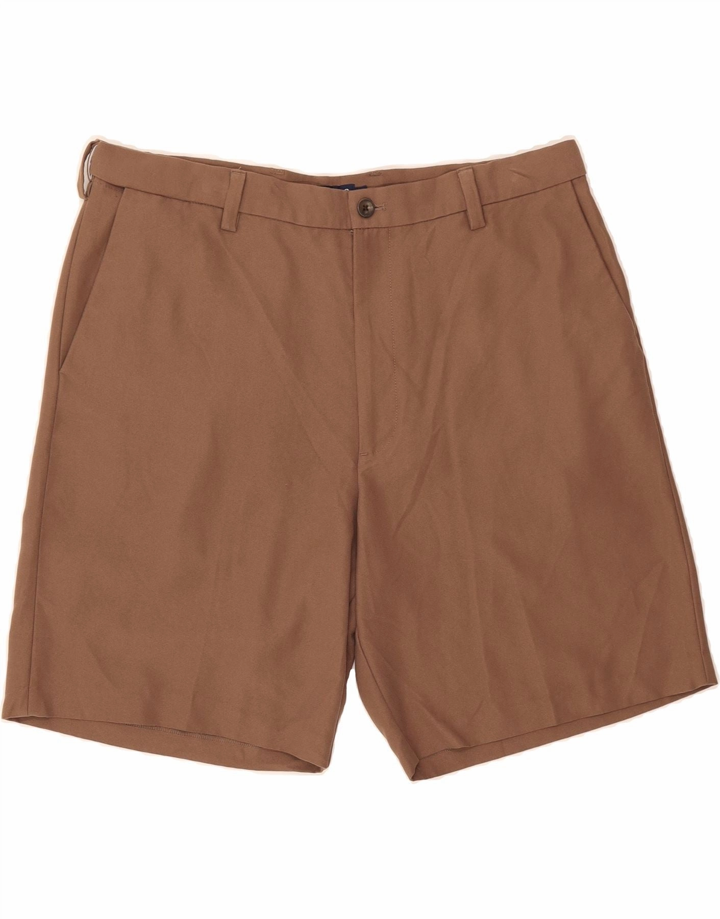 basketball clothing poolside gear CHAPS Mens Chino Shorts W38 XL Brown Polyester