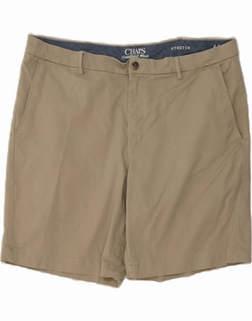 CHAPS Mens Chino Shorts W40 XL  Beige Cotton Breathable Comfort Fit dungarees