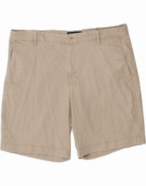 Warm Vibe CHAPS Mens Chino Shorts W40 XL Beige Cotton