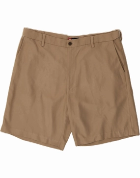 CHAPS Mens Chino Shorts W40 XL Beige Polyester Fit Flexibility