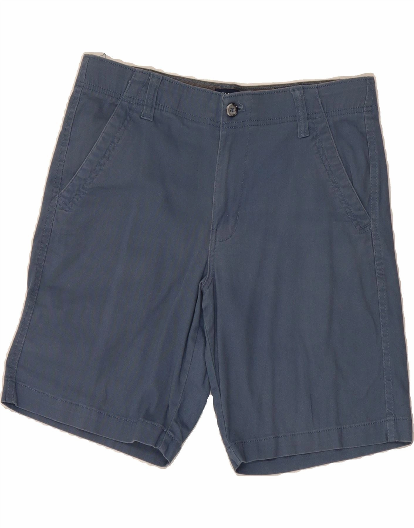 Temperature Regulating Material CHAPS Mens Regular Fit Chino Shorts W30 Medium Blue Cotton