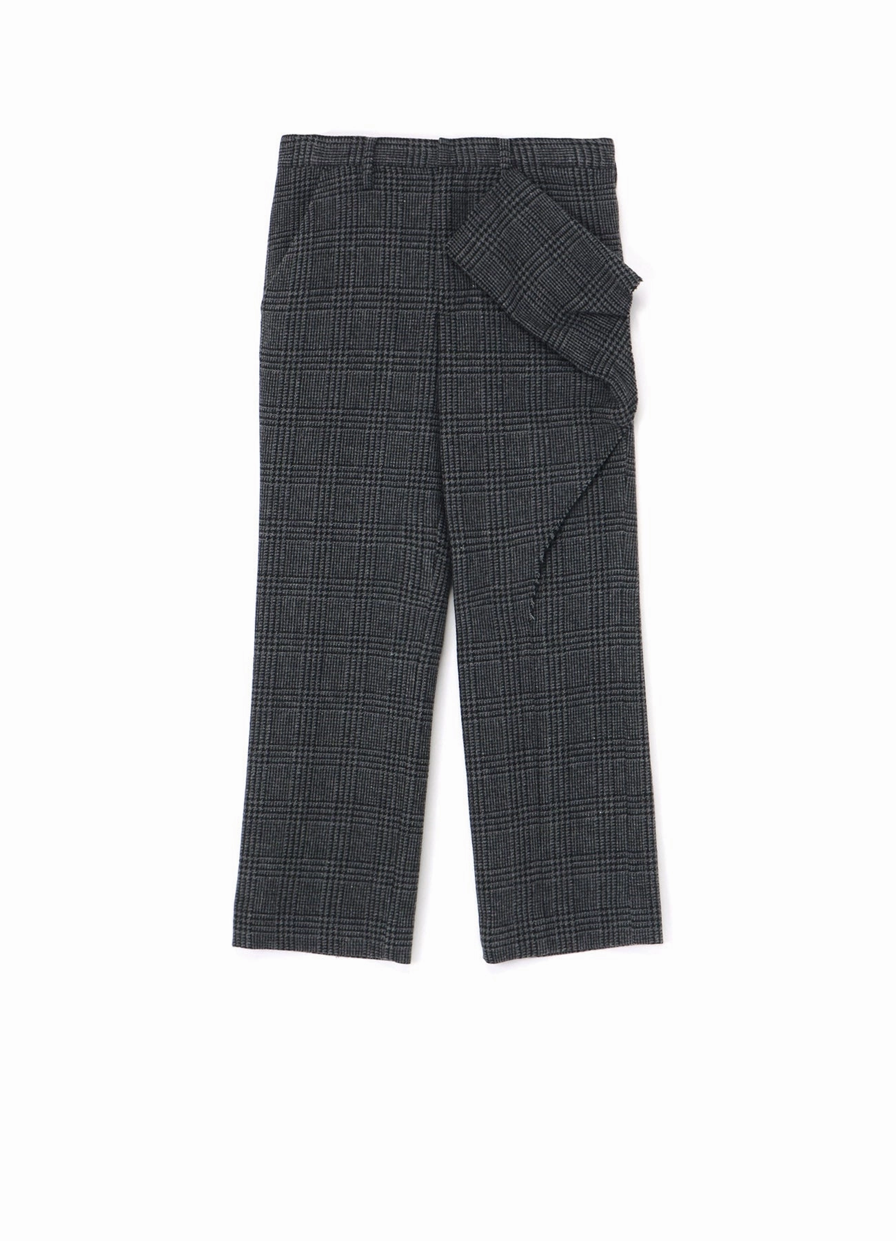 CHECK LEFT-FRONT TUCKED PANTS Athletic Comfort