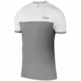 TCA Aeron Short Sleeve Junior Running Top - Grey Active Lifestyle Sleep