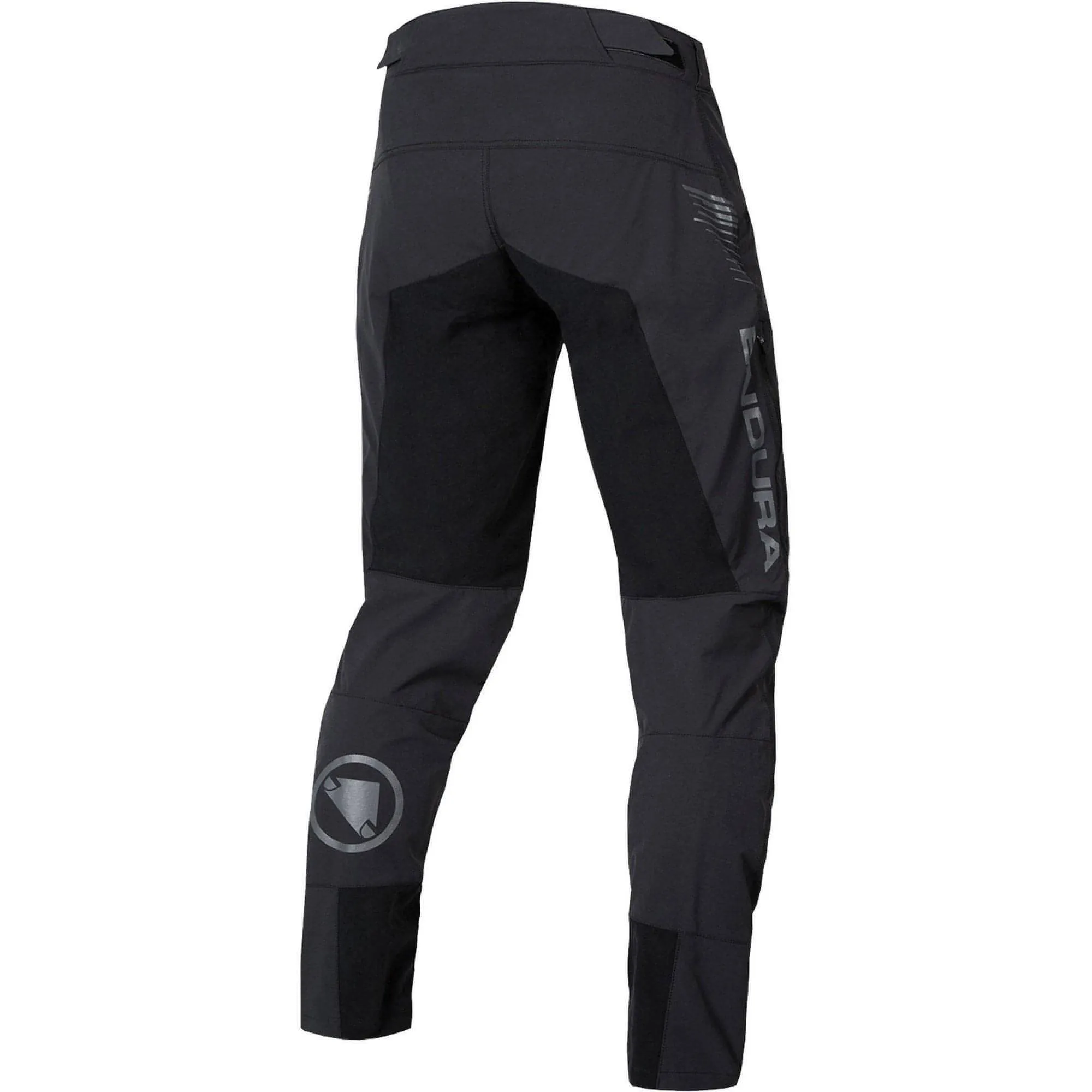 Endura Singletrack II Mens Cycling Trousers - Black Secure Waistband MultiPocket