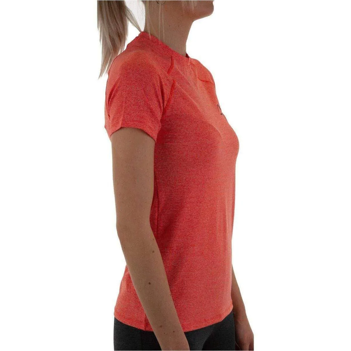 More Mile Train To Run Short Sleeve Womens Running Top - Orange Daily Comfort Modern innovation