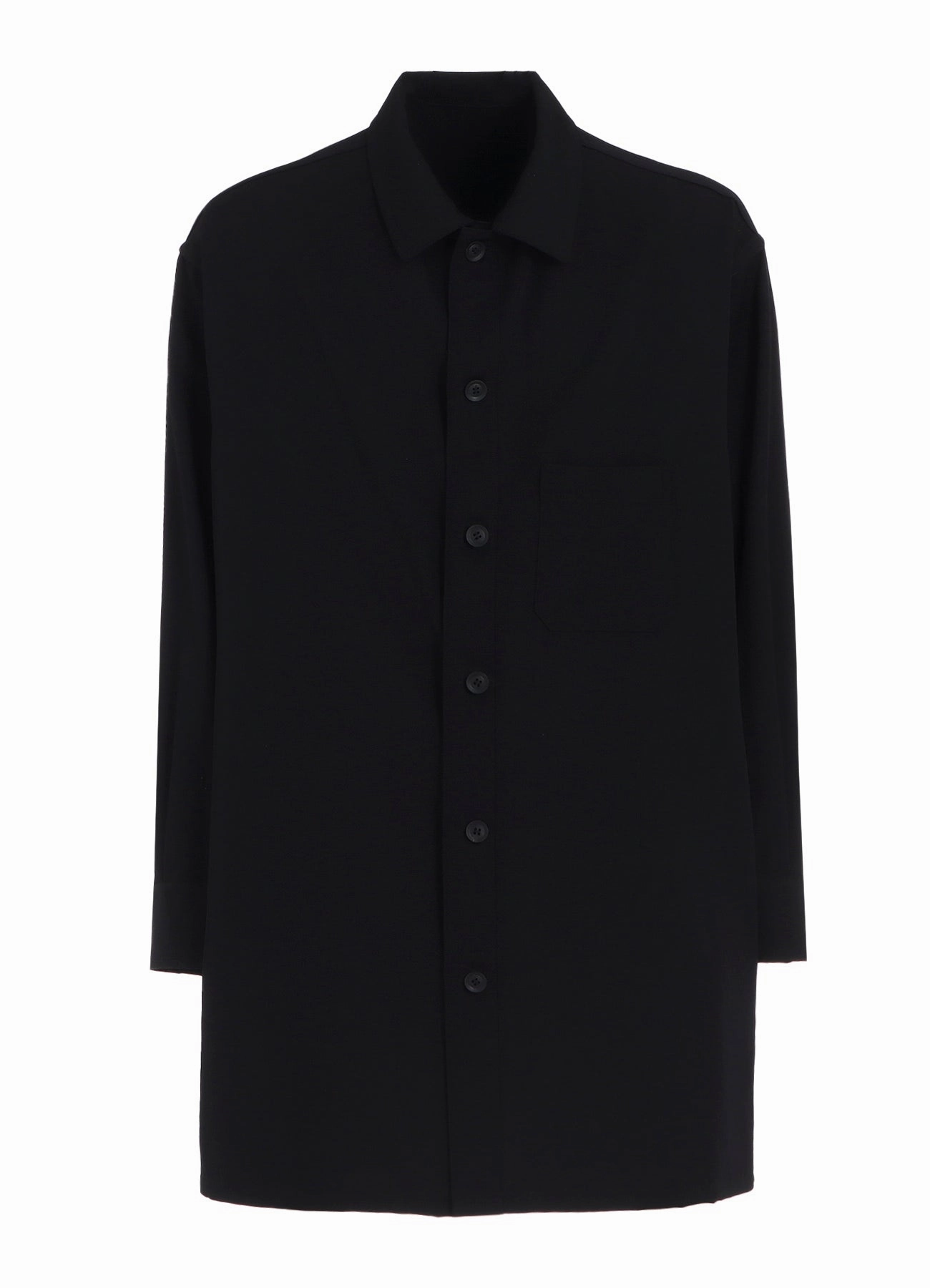 All Season WOOL GABARDINE FACE AND BACK POCKET BLOUSE