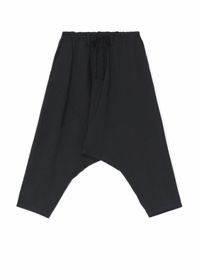 STRIPED SAROUEL PANTS WITH MANY GRAFTS Outdoor Adventure