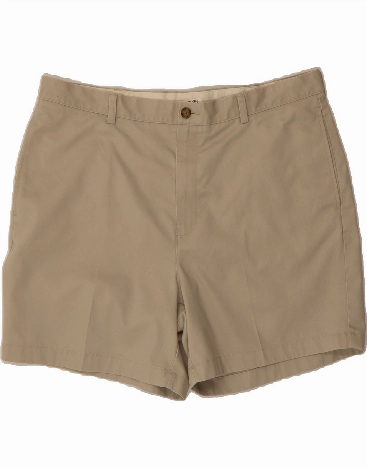 Chill Fit Design L.L.BEAN Mens Chino Shorts W38 XL  Beige Cotton