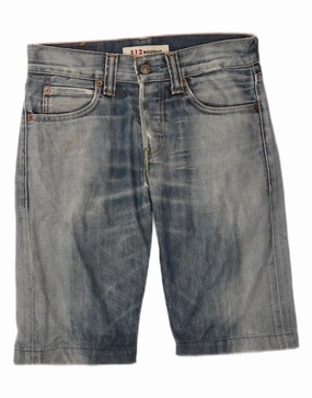 Airflow Fit LEVI'S Mens 512 Denim Shorts W30 Medium  Blue Cotton