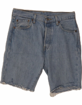 LEVI'S Mens 501 Denim Shorts W32 Medium Blue Snowboarding Gear