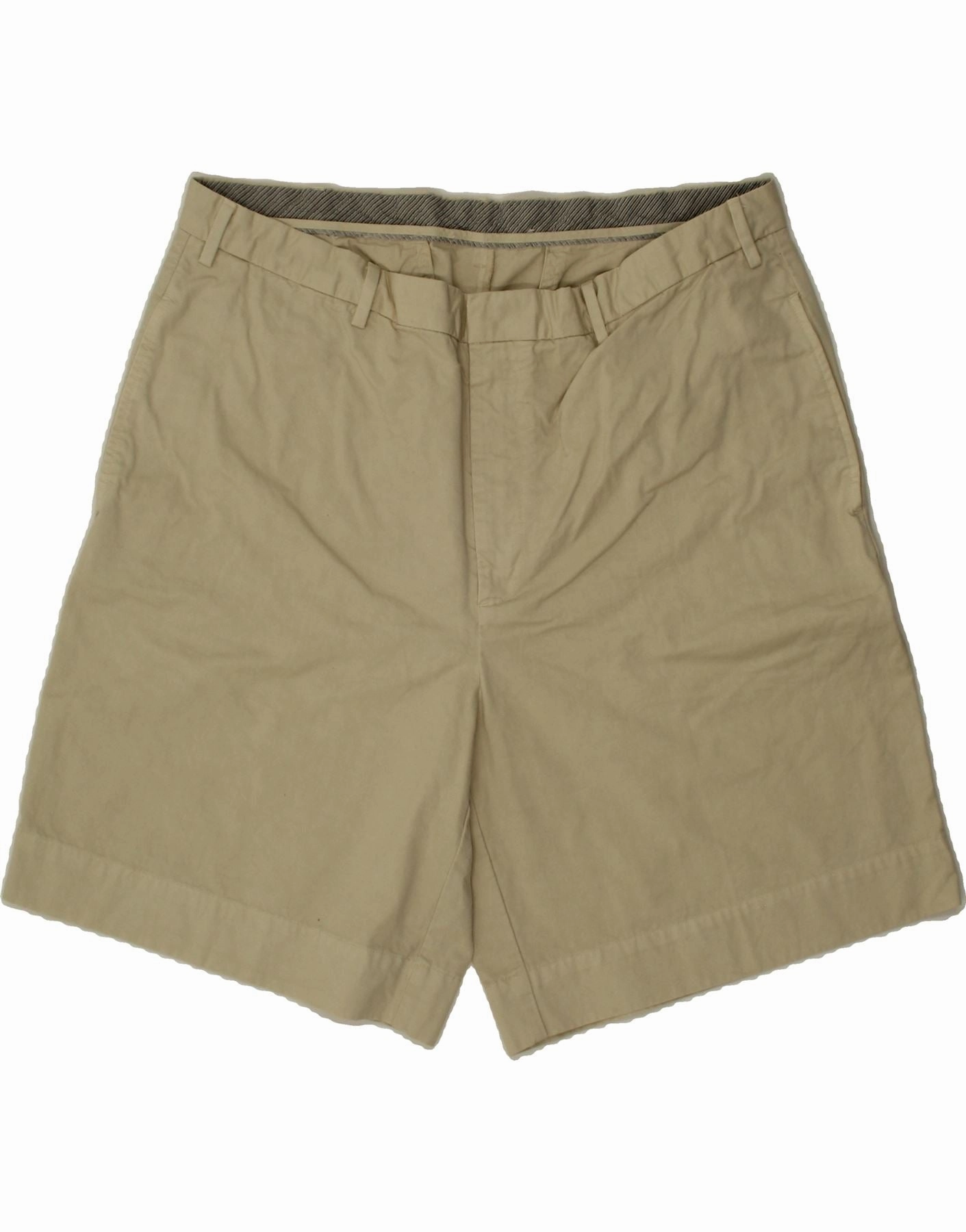 NAUTICA Mens Clipper Chino Shorts W40 XL Beige Cotton garden work Flex Fit Design