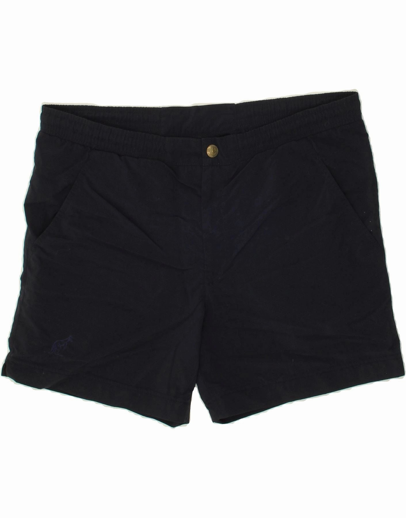 AUSTRALIAN L'ALPINA Mens Chino Shorts IT 50 Large W40  Navy Blue swim shorts Quick Fit Design