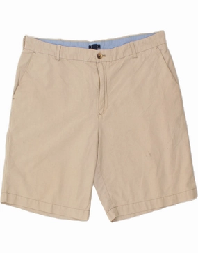 AbrasionResistant Durable Feel IZOD Mens Chino Shorts W38 XL Beige Cotton