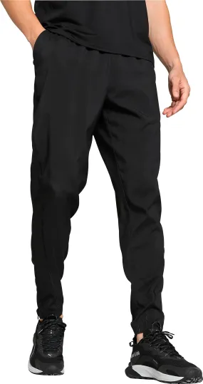 Puma Fit Woven Tapered Mens Training Pants - Black Comfortable Fit Wear Elastic Free Cuffs
