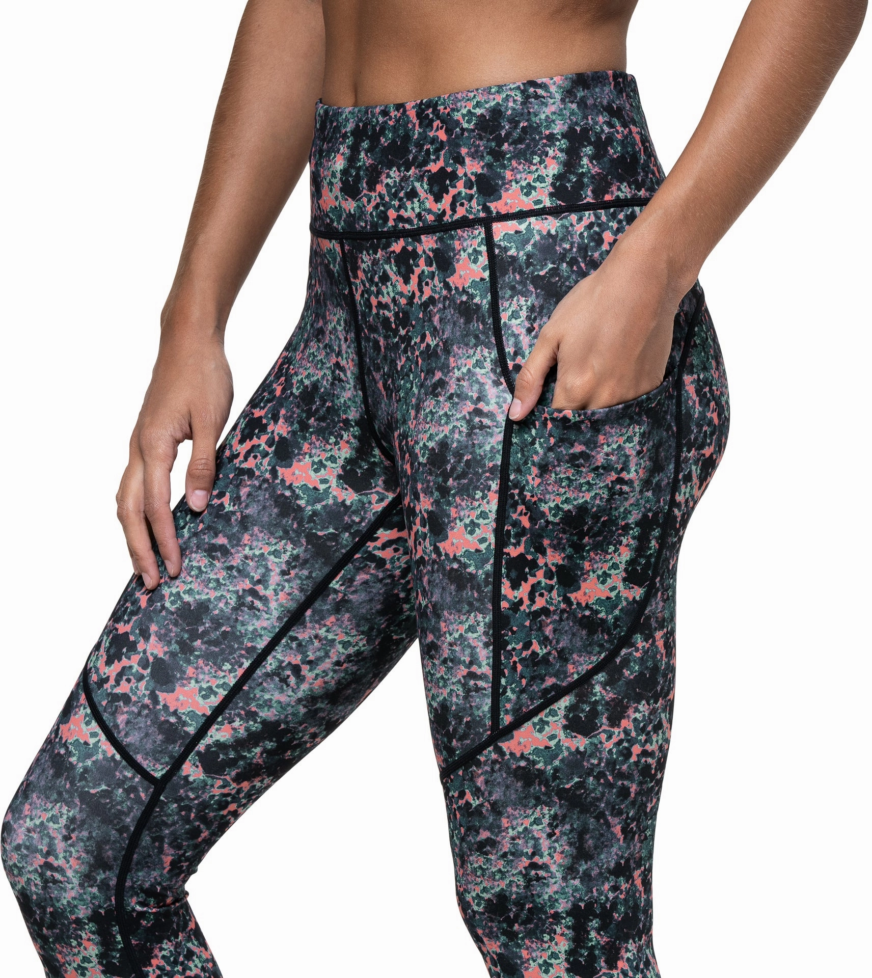 Ronhill Tech Womens Long Running Tights - Black High-Quality Fabric